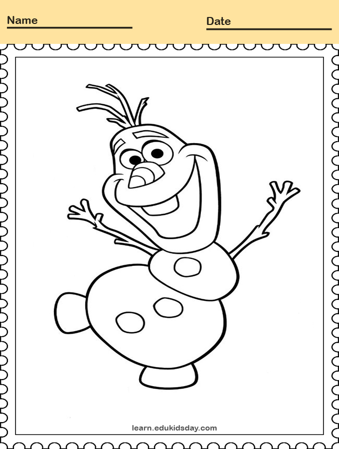 Printable Disney Coloring Pages for Kids Free - Learn.edukidsday.com
