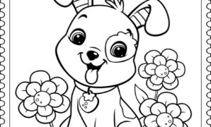 Printable Coloring Doggy