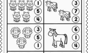 Farm Animal Counting Worksheet