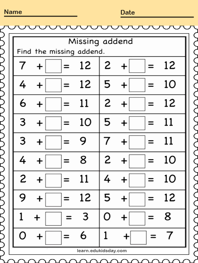 printable grade 1 math