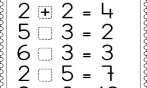 free one digit addition math worksheets