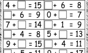 Math Addition worksheets