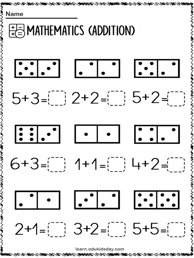 free printable kindergarten math worksheets