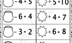Printable Counting Math Worksheet